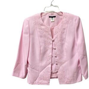 Vintage Henry Lee pink  skirt and blazer suit